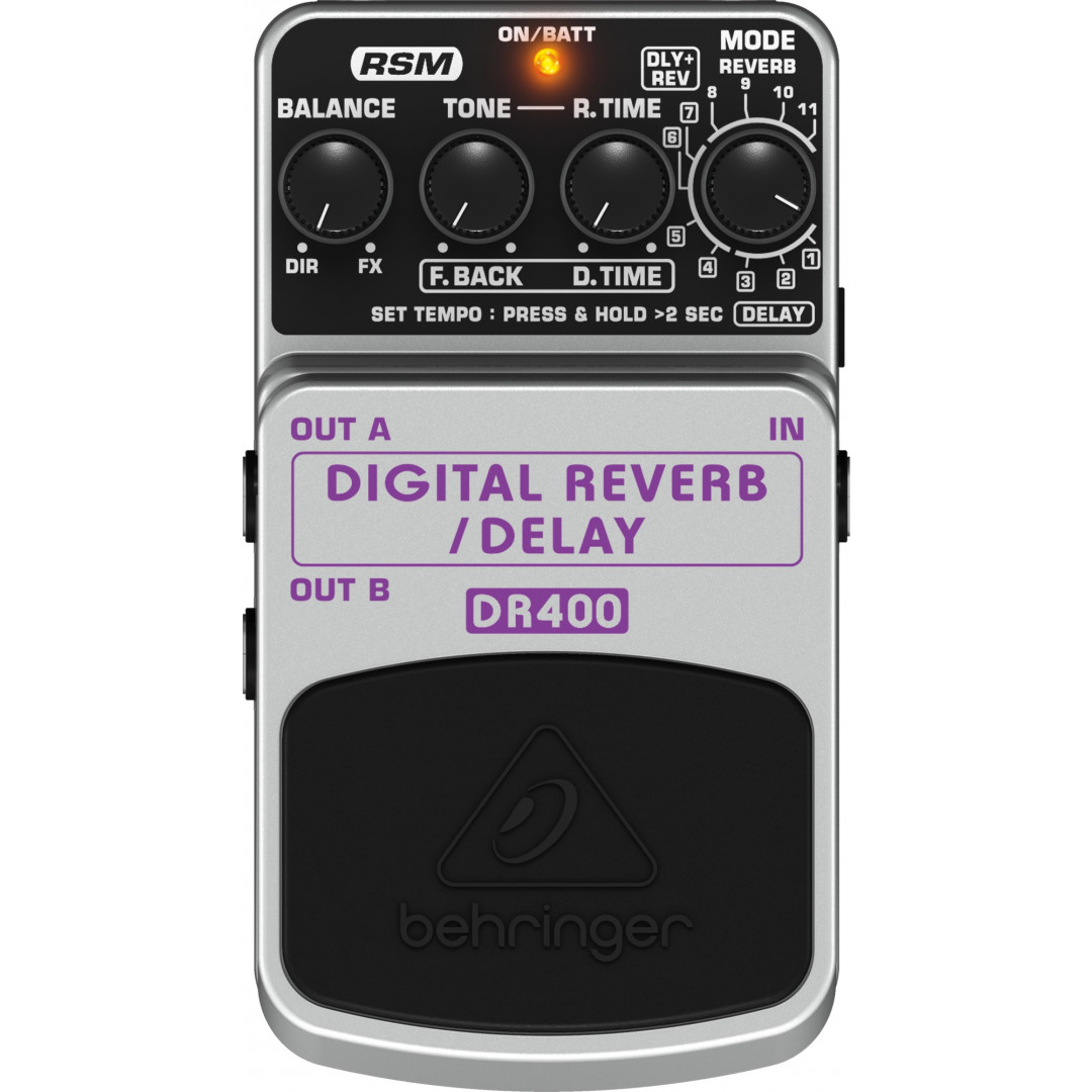 009702.jpg BEHRINGER DR-400 ΠΕΤΑΛΑΚΙ DIGITAL REVERB/DELAY - Image 1