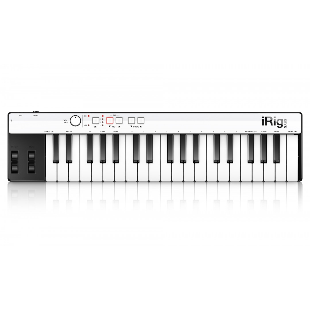 010679.jpg IK MULTIMEDIA iRIG KEYS MIDI KEYBOARD ΓΙΑ iPHONE/iPAD/iPOD/MAC/P - Image 1