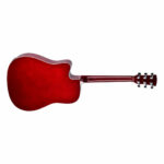 SOUNDSATION Yellowstone DNCE Red Sunburst Ηλεκτροακουστική κιθάρα... - Image 2