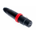 NEUTRIK 3FXS XLR ΠΡΟΕΚΤΑΣΗΣ ΜΕ ΔΙΑΚΟΠΤΗ BLACK