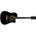 IBANEZ PF15ECE BLACK ΗΛ/ΑΚΟΥΣΤΙΚΗ ΚΙΘΑΡΑ