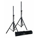 SOUNDSATION SPST-SET80-BK ΣΕΤ ΒΑΣΕΙΣ ΓΙΑ 2 ΗΧΕΙΑ ΜΕ ΘΗΚΗ