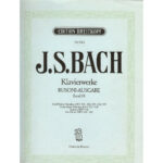 BACH KLAVIERWERKE VOL 3 BREITKOPF