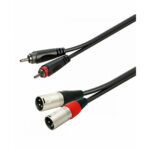 SOUNDSATION GL-2RCA2XM1 2RCA - 2 XLR M 1M ΚΑΛΩΔΙΟ ADAPTOR