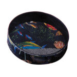 REMO ET-0212-10 12' x 2.5' OCEAN DRUM - FISH PATTERN