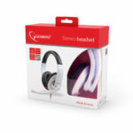 GEMBIRD MHS-001-GW STEREO HEADSET GLOSSY WHITE - Image 3