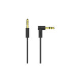 YISON AC-05-BK καλώδιο  jack 3.5mm AC-053, stereo 3pin, 90°, 1.5m, μαύρο
