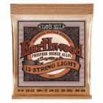 Ernie Ball 2153 Earthwood Phosphor Bronze Light 009-046 Σετ 12 χορδές ...