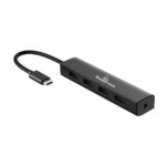 POWERTECH USB Type-C σε USB 3.0V HUB, 4 Port, 15cm