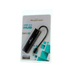 POWERTECH USB Type-C σε USB 3.0V HUB, 4 Port, 15cm - Image 2