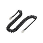 POWERTECH CAB-T015 Καλώδιο Τηλεφώνου RJ10 4P4C, Spiral, 5m, Black