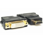 POWERTECH CAB-H057 adapter HDMI 19pin male σε DVI I(DUAL LINK) 24+5 female