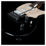 Godin Session LTD Black High Gloss Rosewood Neck Ηλεκτρική κιθάρα... - Image 4