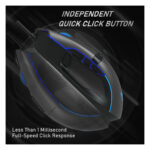 AULA Wind F808 ενσύρματο gaming ποντίκι , 4200DPI, 10 πλήκτρα, RGB - Image 4