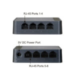LEVEL ONE FEU-0812 Ethernet switch, 8-port 10/100Mbps, Ver. 1.0 - Image 2