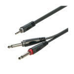 SOUNDSATION SJJJ-30BK JACK Male Mini Stereo - 2 JACK Male Mono 3.00m Καλ...