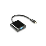 POWERTECH CAB-H032 αντάπτορας Micro HDMI 1.4V (M) σε VGA DB15 (F), 0.20m