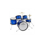 SOUNDSATION JDK100 Metallic Blue Junior Σετ Drums με Βάσεις και Πιατίν...