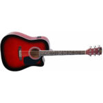 SOUNDSATION Yellowstone DNCE Red Sunburst Ηλεκτροακουστική κιθάρα...