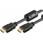 POWERTECH CAB-H085 καλώδιο HDMI 1.4  CCS, Gold Plug, 30AWG, μαύρο