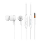 CELEBRAT Earphones CLB-V1-WH με μικρόφωνο, 10mm, 3.5mm, 1.2m, λευκό Mo...