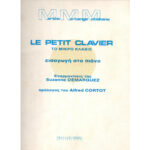 MORHANGE (MMM) LE PETIT CLAVIER