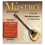 MASTRO SILVER ΣΕΤ ΧΟΡΔΩΝ 6ΧΟΡΔΟΥ ΜΠΟΥΖΟΥΚΙΟΥ