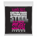 ERNIE BALL 2248  STAINLESS STEEL 09-042 ΧΟΡΔΕΣ ΣΕΤ ΗΛΕΚ.
