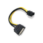 POWERTECH CAB-W032 Καλώδιο SATA 8' 15pin σε PCI-E 6pin