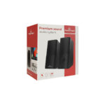 POWERTECH PT-847 ηχεία Premium sound , 2x 3W, 3.5mm, μαύρα - Image 2