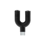 POWERTECH CAB-J052 αντάπτορας USB Type-C σε 2x 3.5mm