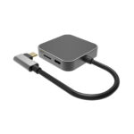 POWERTECH PTH-051 docking station , HDMI, USB-C, USB 3.0, TF, 4K