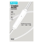 CELEBRAT G12WH earphones με μικρόφωνο, 14.2mm, 3.5mm, 1.2m - Image 3