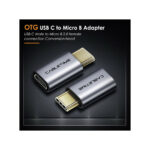 CABLETIME C160 αντάπτορας USB Type-C σε USB Micro θηλυκό - Image 2
