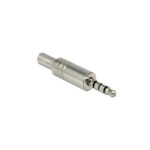 DELOCK 65546 Βύσμα 3.5mm Stereo, 4 pin, Bend Protection, Metal, Silver