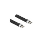 DELOCK καλώδιο USB 3.2 Gen 2 Type-C 85770, 10Gbps, 3A, FPC, flat, 13.5