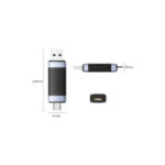 ORICO card reader CD2D-AC3 για SD & Micro SD, USB-C & USB 3.0,... - Image 2