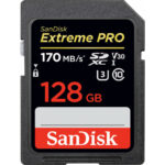 Sandisk Extreme Pro SDXC 128GB Class 10 U3 V30 UHS-I (170MB/s)
