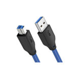 CABLETIME CT-C160 καλώδιο USB σε USB Type B -U3-AMBM, 5Gbps, 2m, μπλε