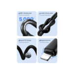 USAMS US-SJ692 καλώδιο Lightning σε USB-C , 30W, 480Mbps, 1m, λευκό - Image 4