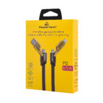 POWERTECH PTR-0164 καλώδιο USB-C/USB σε USB-C/Lightning , 65W, 480Mbps - Image 5