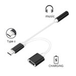 POWERTECH CAB-UC030 αντάπτορας USB-C σε USB-C & 3.5mm θηλυκό - Image 2