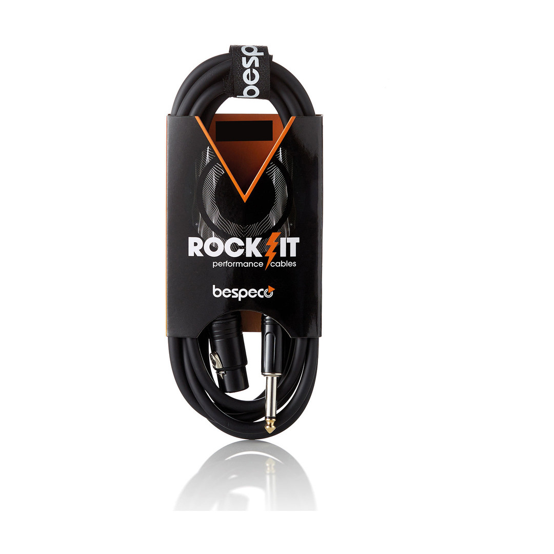 17679WeV1766010635.jpg BESPECO RKJXF500 ΚΑΛΩΔΙΟ MIC JACK MONO / XLR FEMALE 5M ROCKIT - Image 1